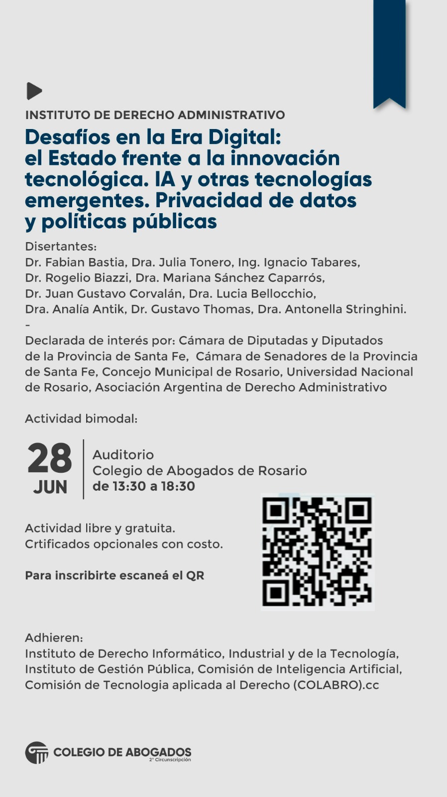 Desafíos en la Era Digital: el Estado frente a la innovación tecnológica. IA y otras tecnologías emergentes. Privacidad de datos y políticas públicas. - 28/06/2024